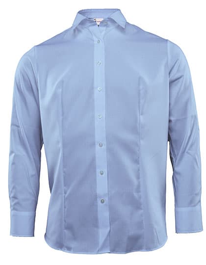 Women´s Blouse Comfort Fit Long Sleeve — Blue