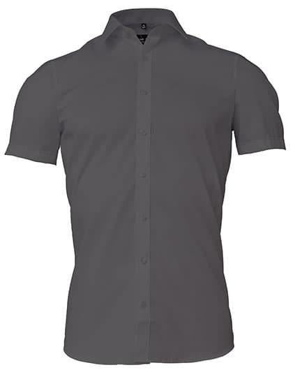 Men´s Shirt Body Fit Short Sleeve — Anthracite