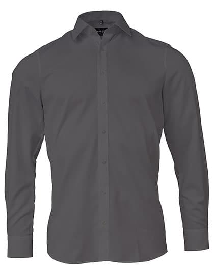 Men´s Shirt Body Fit Long Sleeve — Anthracite