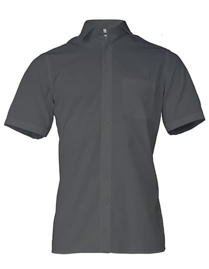 Men´s Shirt Comfort Fit Short Sleeve — Anthracite