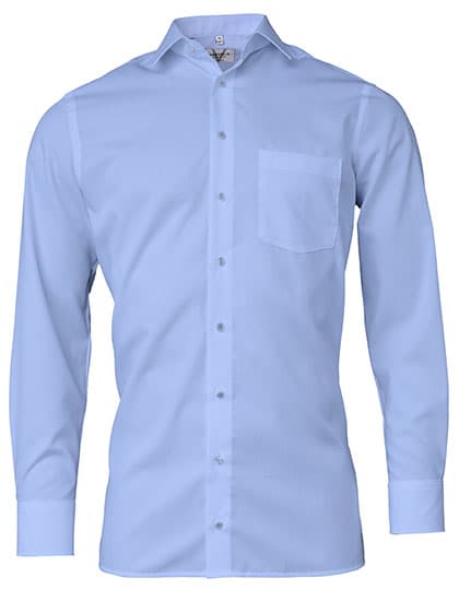 Men´s Shirt Comfort Fit Long Sleeve — Blue