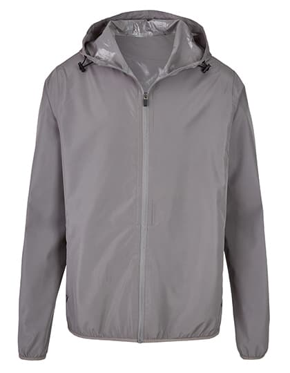 my mate - Unisex Hooded Windbreaker — Grey Solid