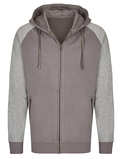 my mate - Men´s Zip Hoody — Grey Solid