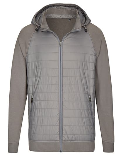 my mate - Unisex Hybrid Jacket — Grey Solid