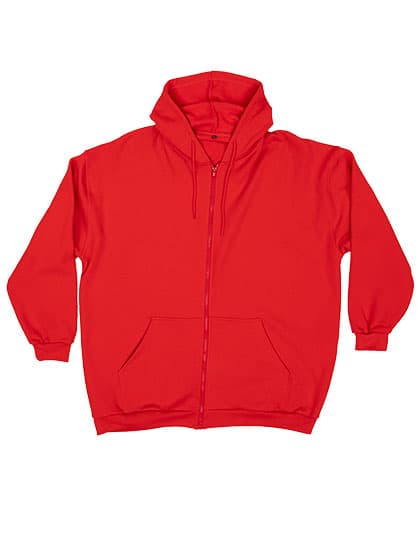 Unisex Zip-Jacket — Red