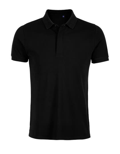 Men´s Piqué Polo Shirt Owen — Deep Black