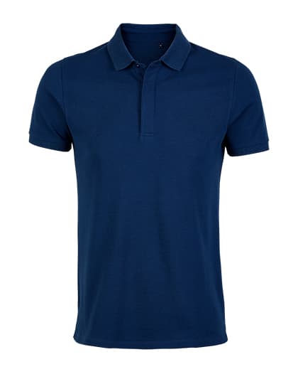 Men´s Piqué Polo Shirt Owen — Deep Blue