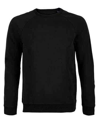 Men´s French Terry Sweatshirt Nelson — Deep Black