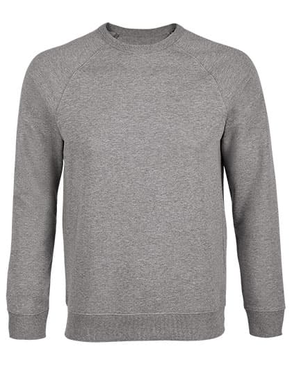 Men´s French Terry Sweatshirt Nelson — Gray Melange