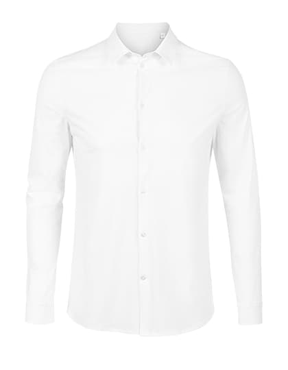 Men´s Mercerised Shirt Balthazar — Optic White