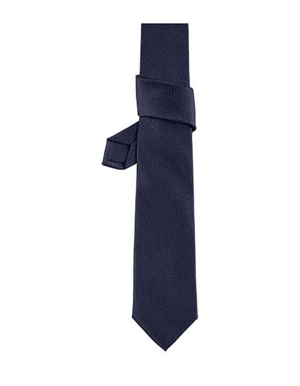 Plain Jacquard Tie Teodor — Night