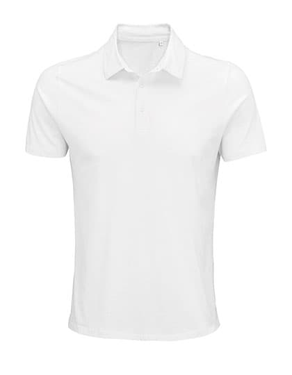 Men´s Jersey Polo Shirt Octave — Optic White
