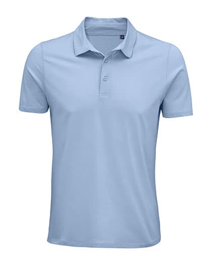 Men´s Jersey Polo Shirt Octave — Soft Blue