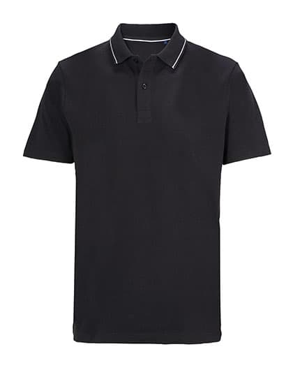 Unisex Piqué Polo Shirt Orel — Deep Black