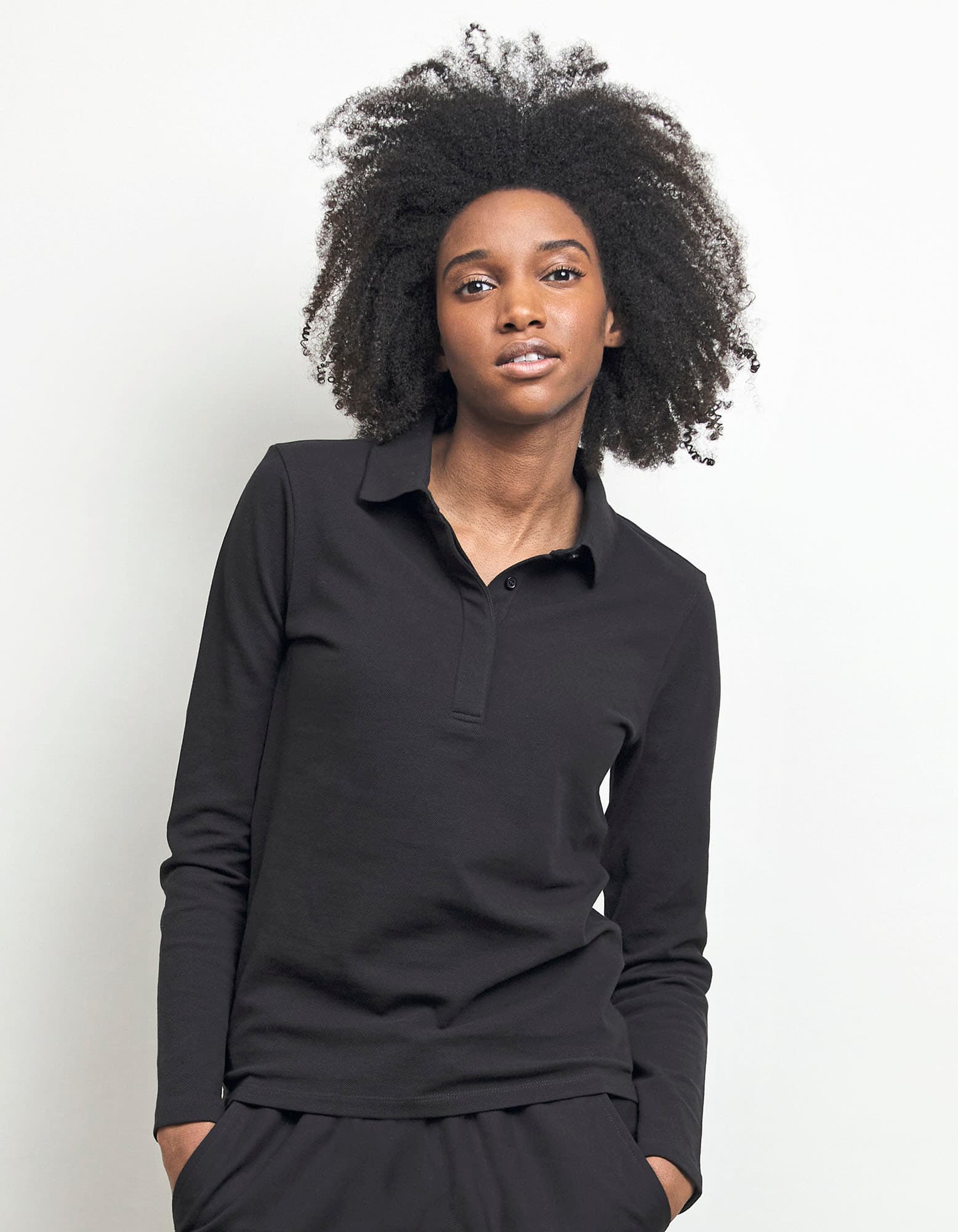 Women´s Long Sleeve Polo Shirt Owen