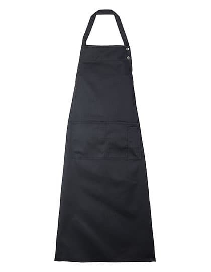 Bib Apron Edgar — Deep Black