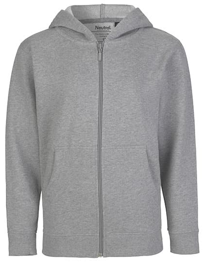 Kids´ Zip Hoodie — Sport Grey