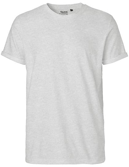 Men´s Roll Up Sleeve T-Shirt — Ash Grey