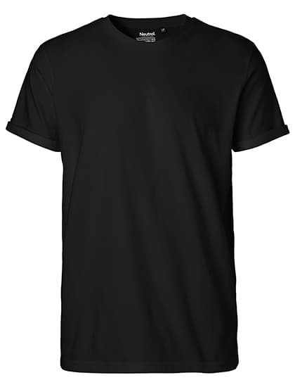 Men´s Roll Up Sleeve T-Shirt — Black