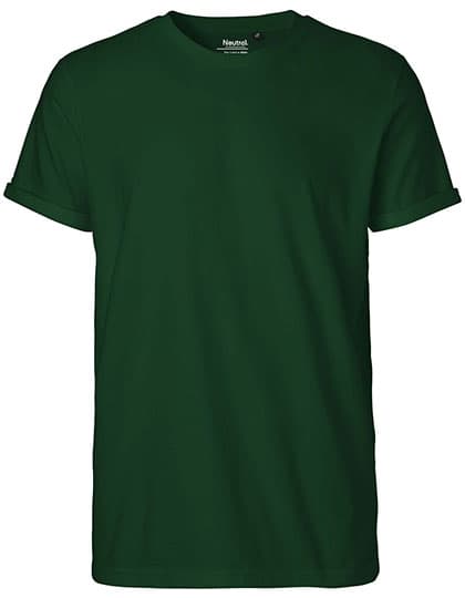 Men´s Roll Up Sleeve T-Shirt — Bottle Green