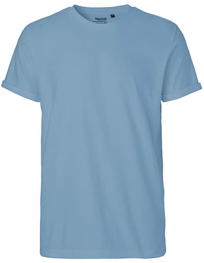 Men´s Roll Up Sleeve T-Shirt — Dusty Indigo