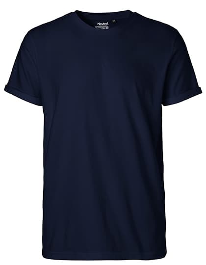 Men´s Roll Up Sleeve T-Shirt — Navy