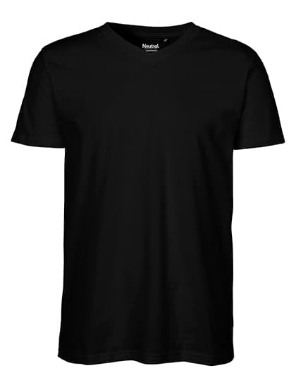 Men´s V-Neck T-Shirt — Black