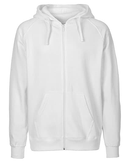 Men´s Zip Hoodie — White
