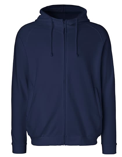 Unisex Hoodie With Hidden Zip — Navy