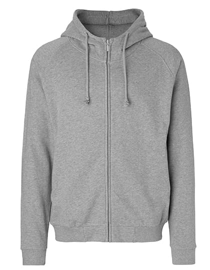 Unisex Hoodie With Hidden Zip — Sport Grey