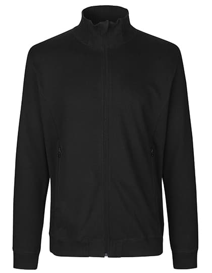 Unisex High Neck Jacket — Black