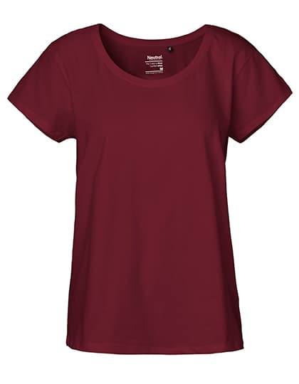 Ladies´ Loose Fit T-Shirt — Bordeaux