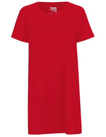 Ladies´ Long Length T-Shirt — Red
