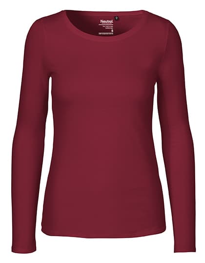 Ladies´ Long Sleeve T-Shirt — Bordeaux