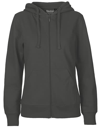 Ladies´ Zip Hoodie — Charcoal
