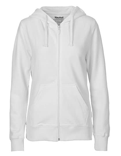 Ladies´ Zip Hoodie — White