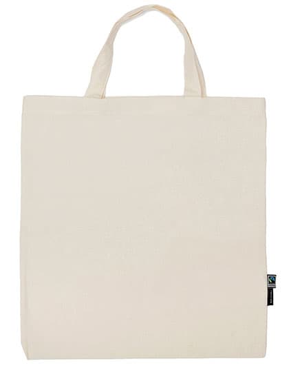 Shopping Bag Short Handles — Natural