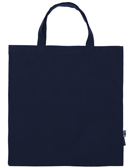 Shopping Bag Short Handles — Navy