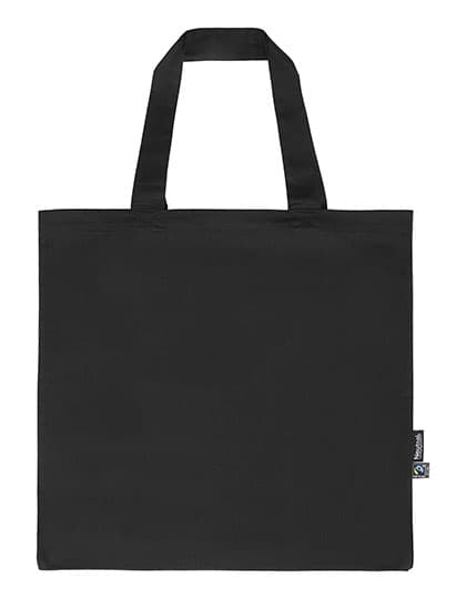 Twill Shopper Bag — Black
