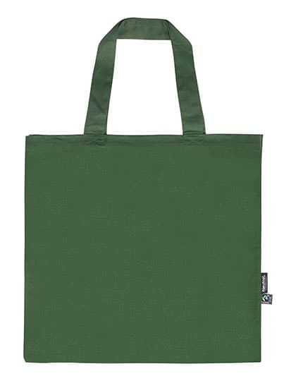 Twill Shopper Bag — Bottle Green