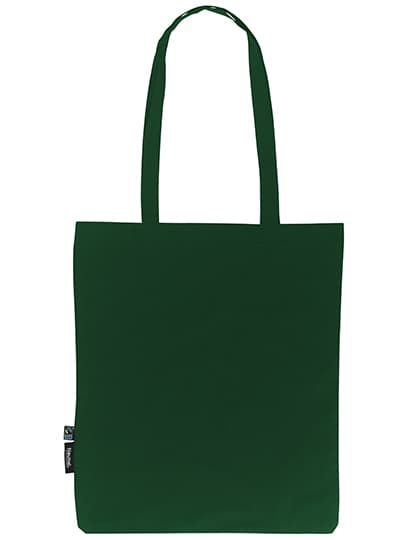 Shopping Bag With Long Handles — Bottle Green