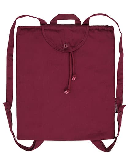 Twill Light Backpack — Bordeaux