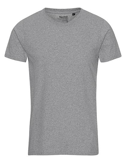 Recycled Cotton T-Shirt — Grey Melange