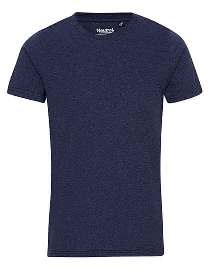 Recycled Cotton T-Shirt — Navy Melange