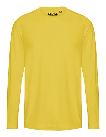 Recycled Performance Long Sleeve T-Shirt — Yellow