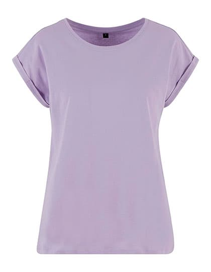 Ladies Extended Shoulder Tee — Lilac