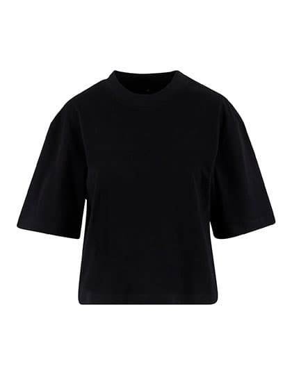 Ladies Oversized Tee — Black