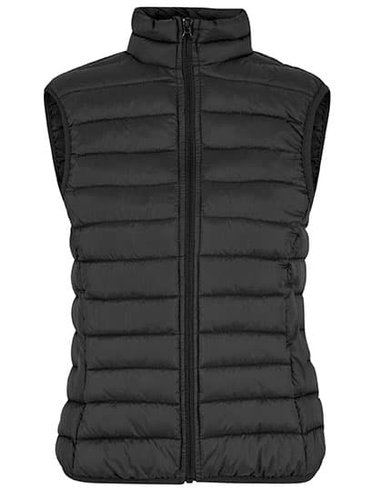 Ladies Light Puffer Vest — Black