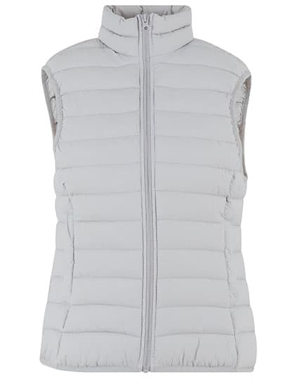 Ladies Light Puffer Vest — Light Asphalt