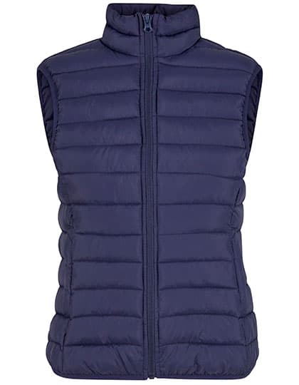 Ladies Light Puffer Vest — Navy